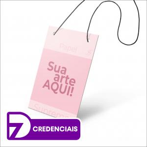 Credenciais Couchê 250g 9x14 4x0  Corte Reto C/ bordas arredondadas 
