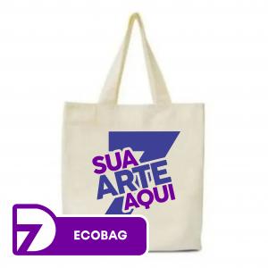 Ecobag Algodão cru 30x40 4x0 - Sua Arte Personalizada   