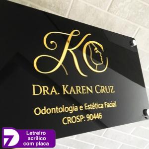 Logo em Acrílico/ Letreiro + Placa Acrilico Espelhado 2mm Personalizado 4x0 - Sua Arte Personalizada   
