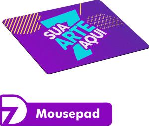 Mousepad Retangular - Personalizado  Personalizado 4x0 - Sua Arte Personalizada   