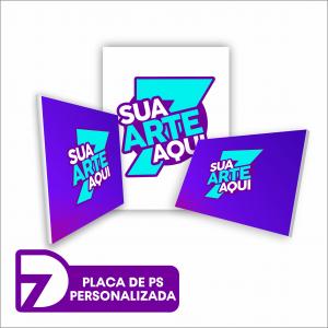 Placa de Ps Adesivada Ps 2mm - Adesivo Vinilico Personalizado 4x0 - Sua Arte Personalizada Vinílico  